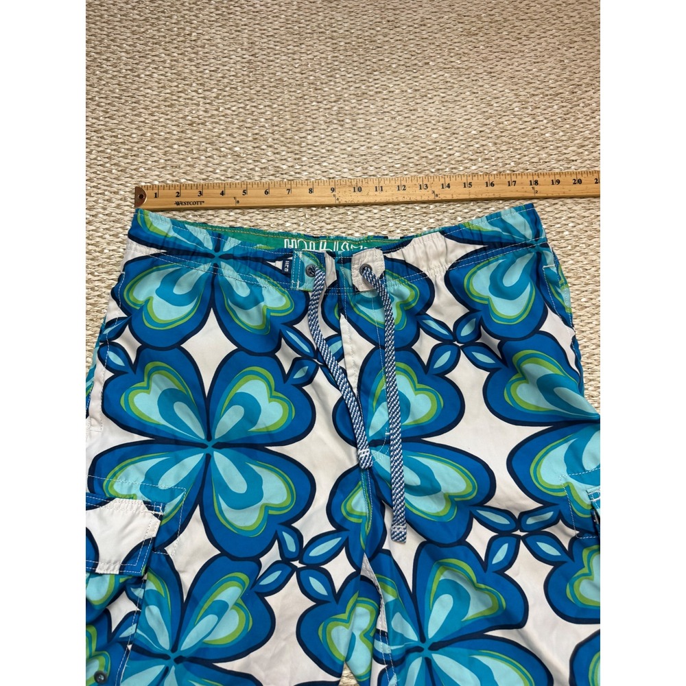 Hollister y2k Retro Floral Board Shorts Swim Trunks HCO vantage style surf M - Picture 5 of 8